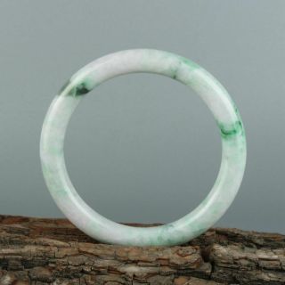 Chinese Exquisite Hand - Carved Jadeite Jade Bracelet