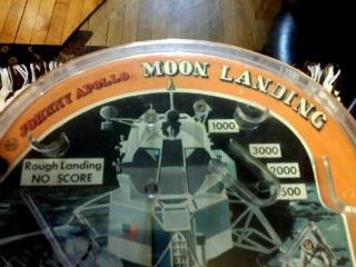 Vintage Marx Johnny Apollo Moon Landing Pinball Game - - great 2