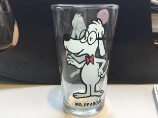 Mr Peabody Pepsi Glass 5 Inch