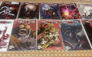 Comixtribe The Red Ten 1 - 10 Complete Rare Htf Out Of Print