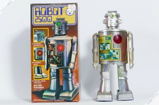 Durham Industries Horikawa Masudaya Robot 2500 Tin Japan Hk Vintage Space Toy