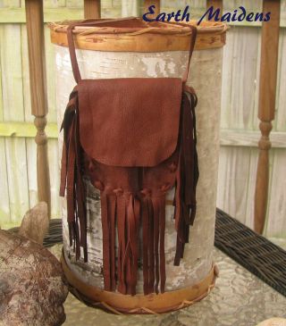 Native American Medicine Bag/pouch Cherokee Made William Lattie Cert Of Auth