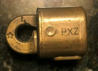 Pxz 127 Antique Post Office Rotary Counter Lock No Key Atomic Energy Commission