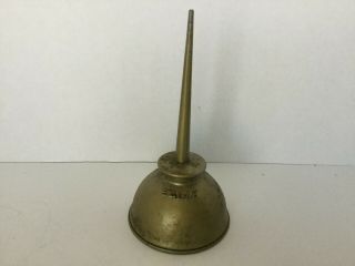 Vintage Eagle Thumb Pump Oil Can Oiler Small 7 "