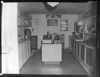 Vtg 1950 Photo Film Negative Western Radio Shop San Diego Tube Hi - Fi Gear Alnico