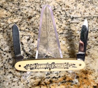 Vintage Camillus “office Knife” 2 Blade Pocket Knife - 3 1/4” Closed “”nice””