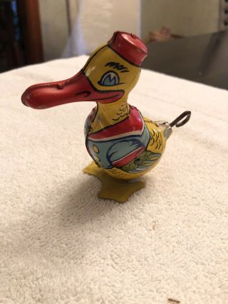 Donald Duck By J Chein Wind Up Toy 1930’s