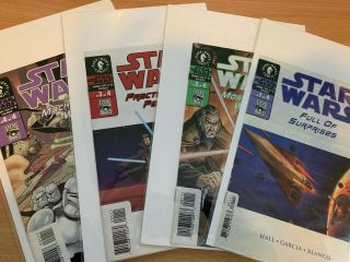 Star Wars Dark Horse Hasbro Toys R Us Comics 1 - 4 Rare Full Set Machines Of War