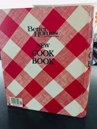 Better Homes and Gardens Cookbook VTG 1980 Hardcover 5 ring Binder 2