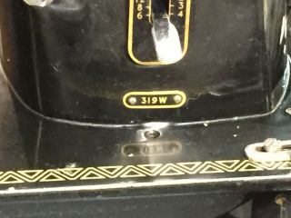 Vintage Singer 319W Heavy Duty Sewing Machine,  Serviced 2