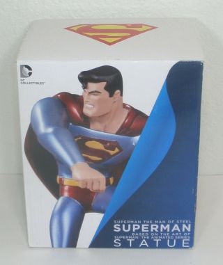 Dc Collectibles Man Of Steel Superman Animated Series Statue