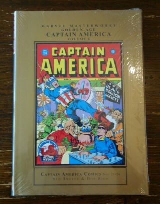 Marvel Masterworks: Golden Age Captain America Volume 6 Hardcover Hc