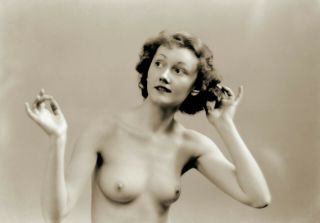 Vintage Studio Pose Negative 1920s By H.  Richardson Cremer (nudes)
