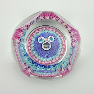 Vintage Whitefriars Glass - 1977 Millefiori Paperweight - Limited Edition