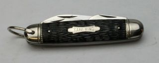 Vintage 4 Blade Imperial Kamp King Boy Scout Folding Pocket Knife