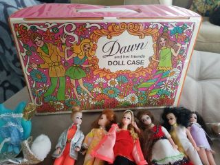 Dawn And Her Friends Vintage Doll Case 1971 Dolls And Clothes Too