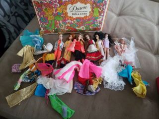Dawn And Her Friends Vintage Doll Case 1971 Dolls And Clothes Too 2