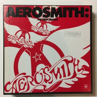 Aerosmith - The First Decade Box Set With 8 Vinyl Albums,  Promo Stamps
