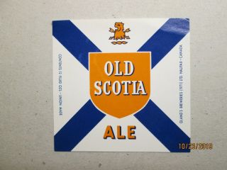 Vintage Canadian Beer Label - Oland 
