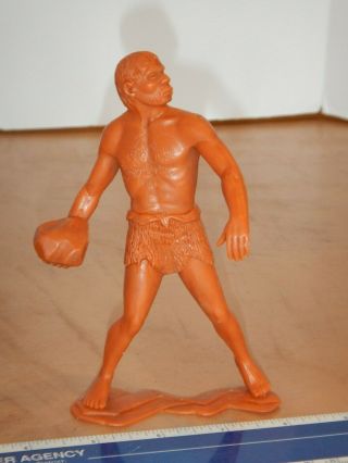 Vintage,  1963 Marx Caveman 6 " Plastic Prehistoric Figure (2)