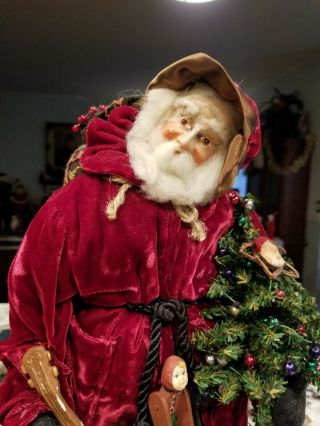 House Of Hatten Artist Norma Decamp Vintage Santa Claus Father Christmas 19 " Tall