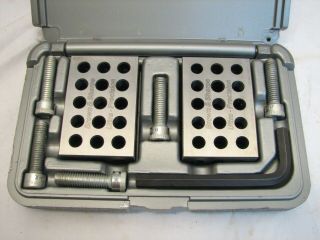 Set Brown & Sharpe Machinist Precision Gauge Blocks Case 1 X 2 X 3 599 - 750 - 10