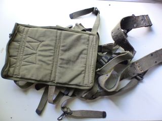 Us Military Radio Carry Carrying Harness St - 120a/pr Prc 8 9 10 Radio
