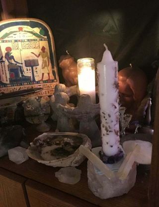 Guardian Angel/spirit Guide/ancestor Jumbo Spell Candle - Occult Pagan Witchcraft