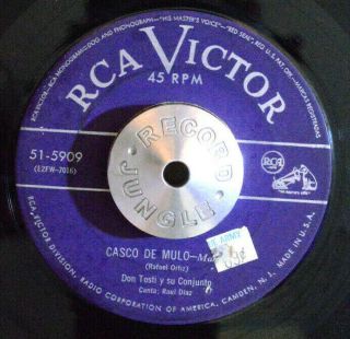 Latin Mambo 45 - Don Tosti Y Su Conjunto - Casco De Mulo /crei Rca Jazz Hear