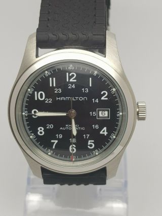 Vintage Hamilton Khaki Black Dial Automatic Gents Watch,  Swiss Made