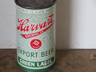 Harvard.  Export.  Beer Green Label.  Solid.  Colorful.  Flat Top Not Bad
