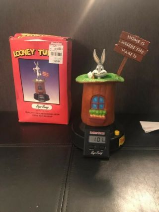 Vintage Vtg 90s Bugs Bunny Alarm Clock Looney Tunes 1993 Warner Bros Bnib