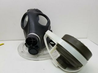 Israeli Tactical Survival Respirator Gas Mask W/ Military 40mm Filter Nbc