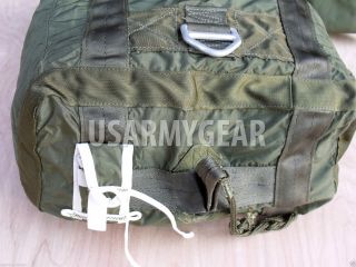 Made In Usa Army Military 22 Ft Od Green Cargo Parachute Deployment Bag Pack Gi