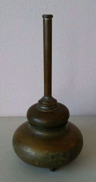 Vtg Bronze Lamp Base Signed Tiffany Studios York D890 With T And Co Symbol