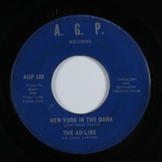 Northern Soul 45 Ad - Libs York In The Dark A.  G.  P.  Hear