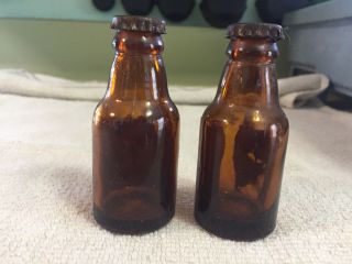 Vintage Falls City Beer Bottle Salt And Pepper Shakers 2