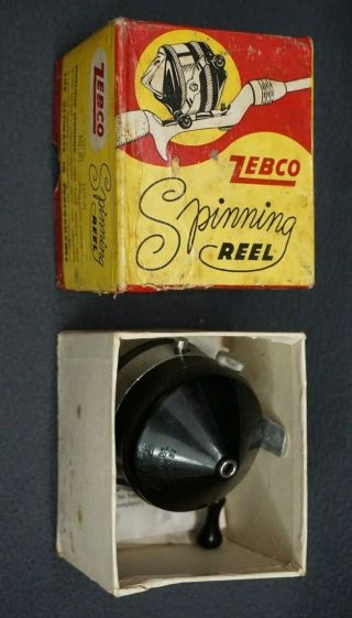 ,  Vintage Zebco Model 33 Spinning Reel W/orig Box & Manuals - Made In Usa,