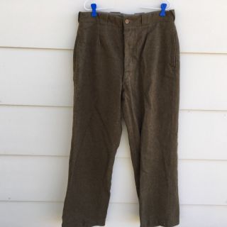 Vintage Military Wool Field Pants Size 34 X 32 Hunting Winter