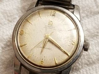Vintage Swiss Omega Seamaster Automatic Watch Stainless Steel Nineteen Jewels
