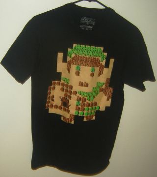 Legend Of Zelda Nintendo Loot Crate Black T - Shirt Size M Lootwear Video Game