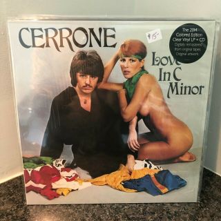 Cerrone Love In C Minor Lp 2014 Believe Nm Clear Vinyl W/cd & Insert Nm