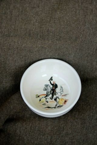 Hopalong Cassidy Cereal Bowl,  By W S George,  Ceramic.  1950s