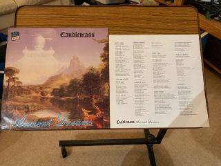 Candlemass Ancient Dreams 1988 Uk Press 12 " Vinyl Record Lp With Insert