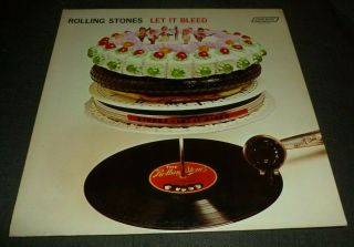 Rolling Stones 33rpm Lp Let It Bleed Rock Mick Jagger Keith Richards London