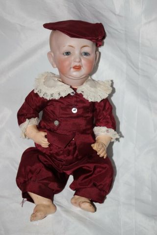 Antique Jdk Kestner Bisque Head Baby Doll