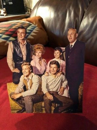 The Virginian Cast Tv Western Tabletop Display Standee 9 1/2 " Tall