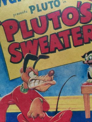 Vintage Walt Disney Pluto 
