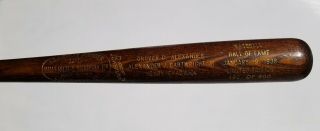 1938 Grover C.  Alexander Cartwright Chadwick Hof 34 " Louisville Slugger Vtg Bat