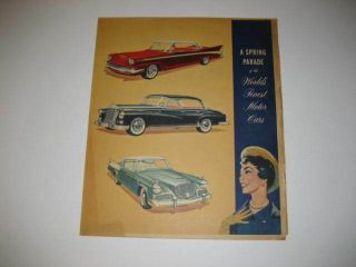 1958 Studebaker Packard Advertisement Brochure.  American Weekly Publication